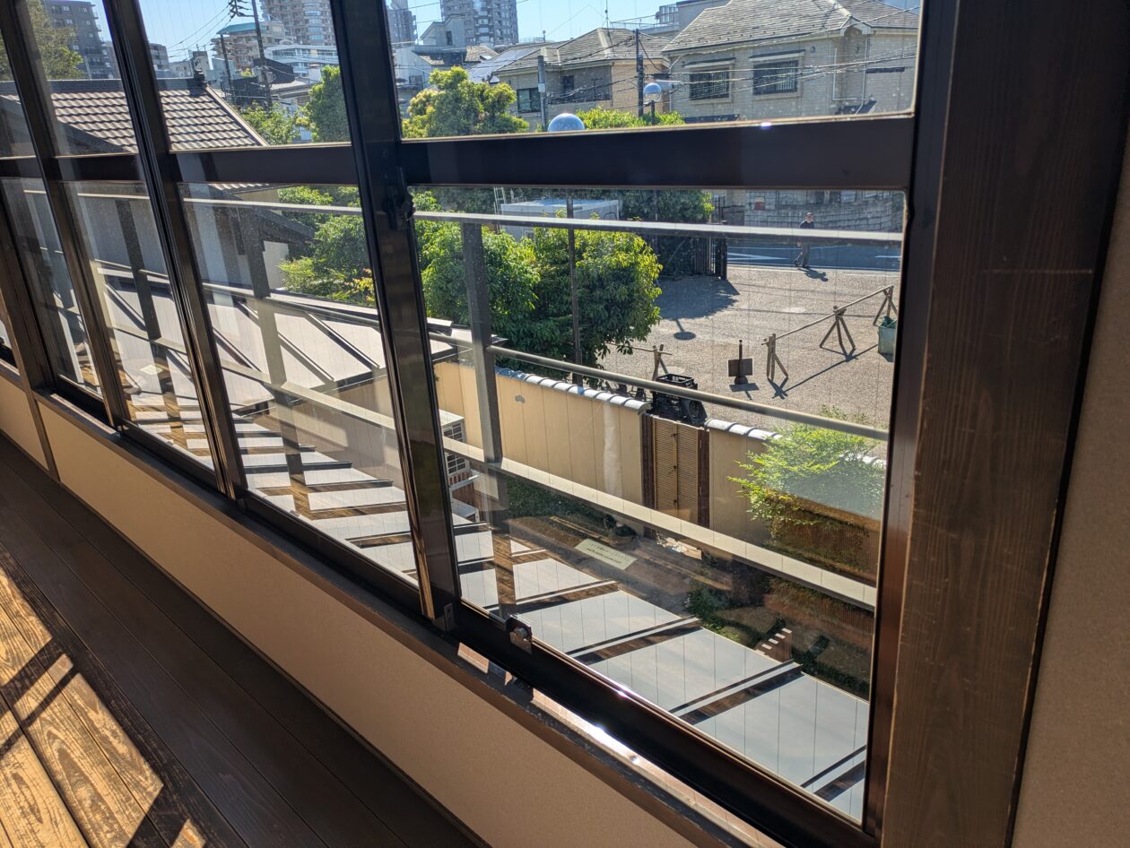 松聲閣の2階からの景色